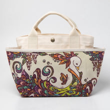Load image into Gallery viewer, 琉球帆布⑫Walking handbag/ "Hair Accessory made of Erythrina Variegata"