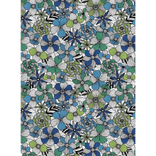 Load image into Gallery viewer, DOSEA Ladies⑦20-lk-02 Line flower pattern Okinawa Kariyushi wear