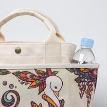 Load image into Gallery viewer, 琉球帆布⑫Walking handbag/ "Hair Accessory made of Erythrina Variegata"