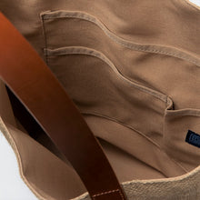 Load image into Gallery viewer, 琉球帆布⑮Coffee handbag