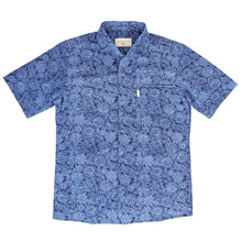 Load image into Gallery viewer, DOSEA Men's⑤20-mk-05 Flower line art pattern Horizontal color Okinawa Kariyushi Sportswear