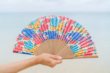Load image into Gallery viewer, BLANC JUJU⑰Silk folding fan