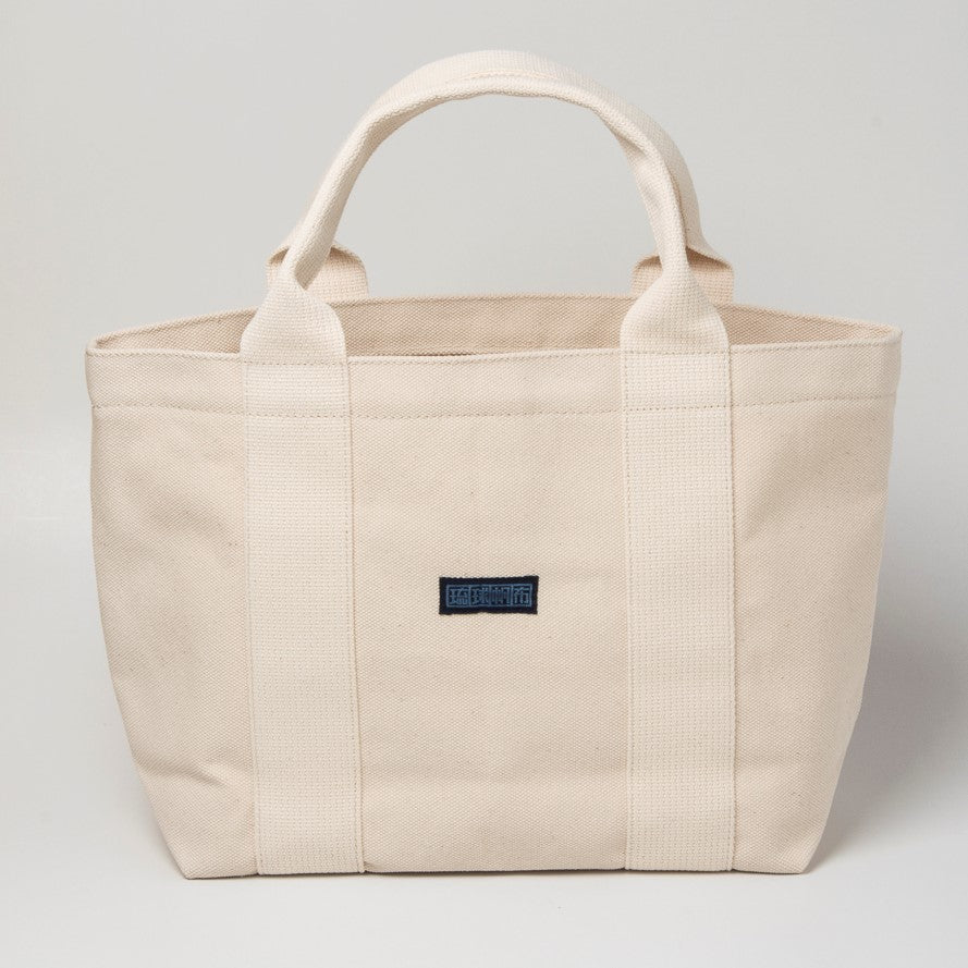 琉球帆布⑬Basic handbag M / Natural color