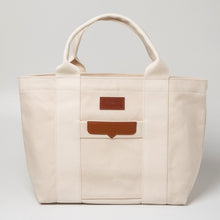 将图片加载到图库查看器，琉球帆布⑬Basic handbag M / Natural color
