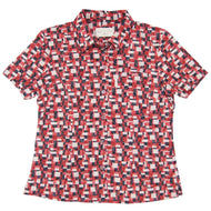 DOSEA Ladies⑧20-lk-03 Sea star pattern Okinawa Kariyushi Sportswear