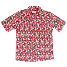 将图片加载到图库查看器，DOSEA Men&#39;s③20-mk-03 Sea star pattern Horizontal color Okinawa Kariyushi Sportswear
