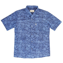 Cargar imagen en el visor de la galería, DOSEA Men&#39;s⑤20-mk-05 Flower line art pattern Horizontal color Okinawa Kariyushi Sportswear
